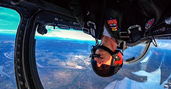 High performance flight training provided by real fighter pilots. Not simulated.